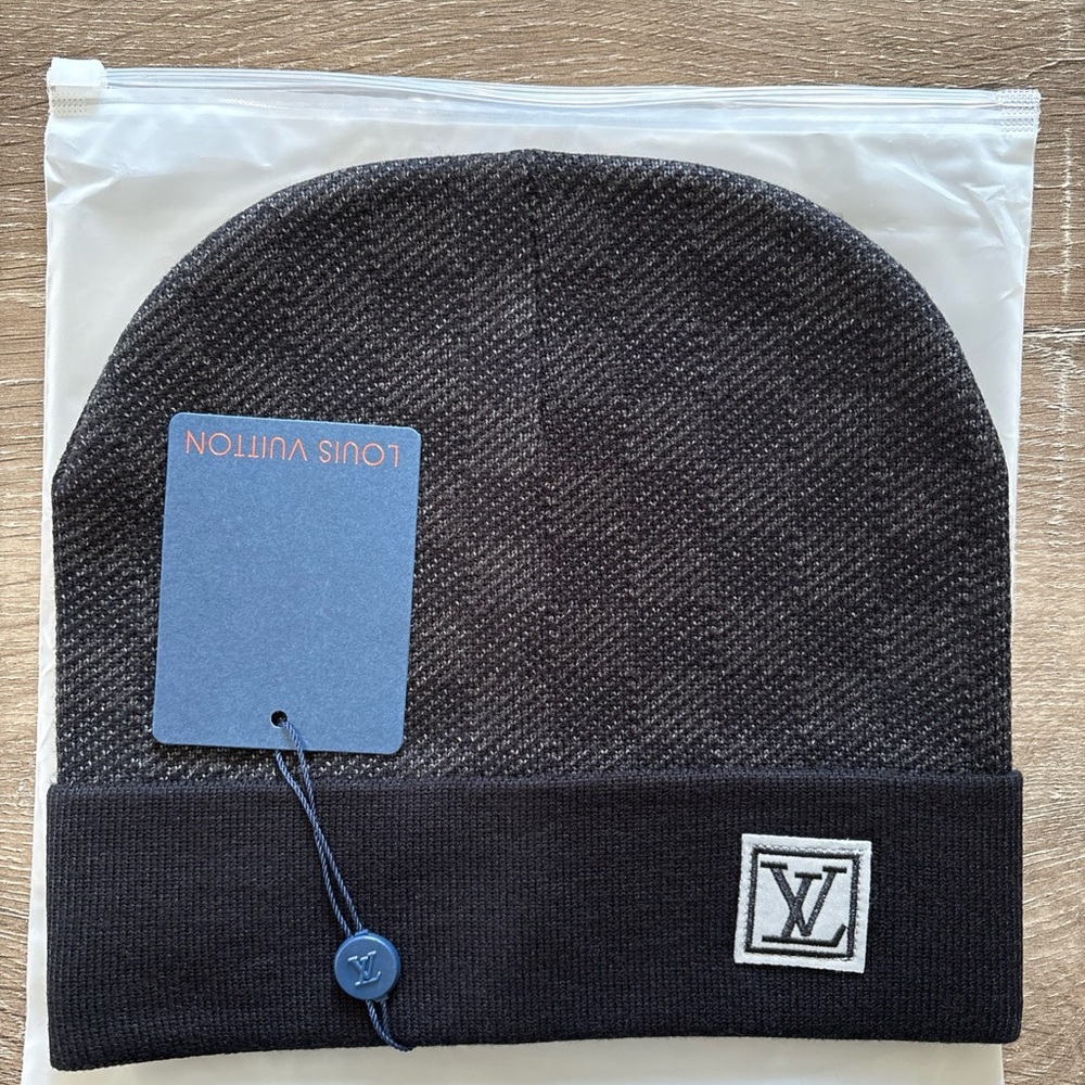 Louis Vuitton Black Beanie